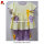 hand embroidered suit dress white&purple 2 pieces